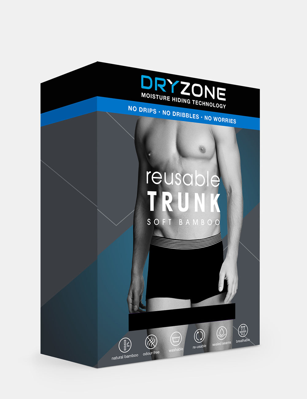 Men's Reusable Light Bladder Leakage Trunk