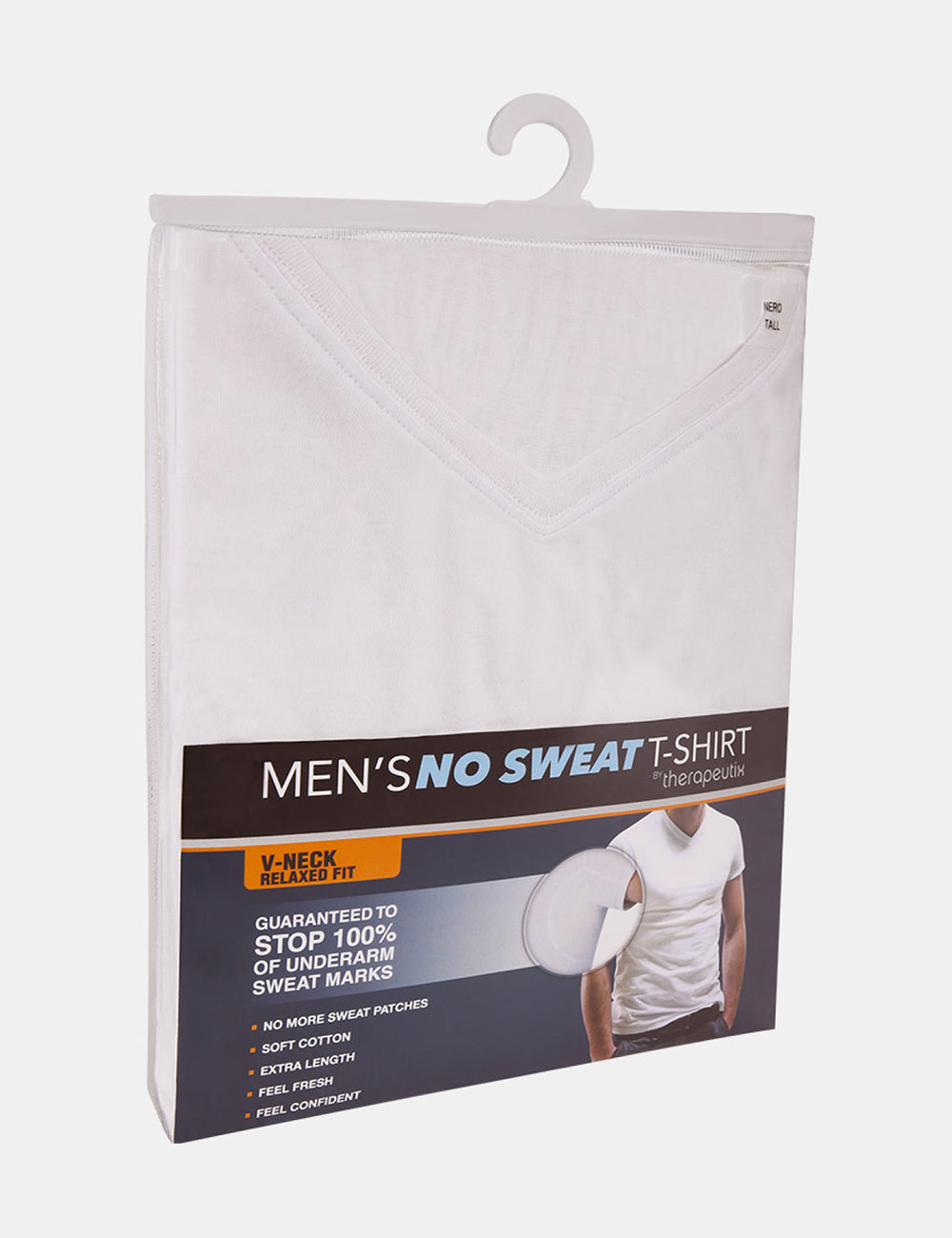 NO SWEAT (UNDER GARMENT) V NECK SHIRT BY THERAPEUTIX
