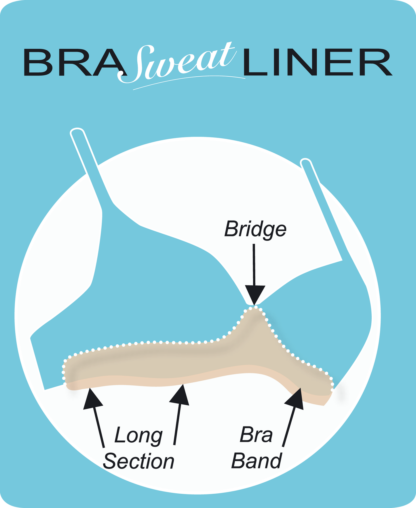 THERAPEUTIX WASH & WEAR BRA SWEAT LINER