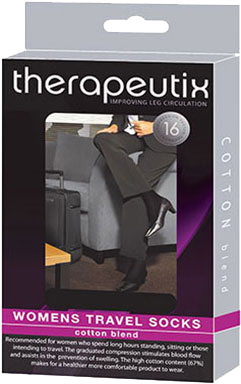THERAPEUTIX TRAVEL SOCK WOMEN'S