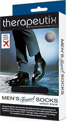 THERAPEUTIX TRAVEL SOCK MENS