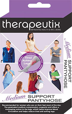 THERAPEUTIX MEDIUM SUPPORT PANTYHOSE