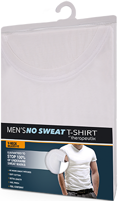 NO SWEAT (UNDER GARMENT) V NECK SHIRT BY THERAPEUTIX